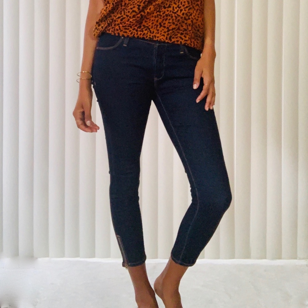 Blank NYC Ankle Zipper Crop